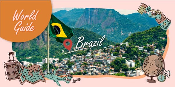 2月のワールドガイドは「ブラジル」へ出発✈🌏