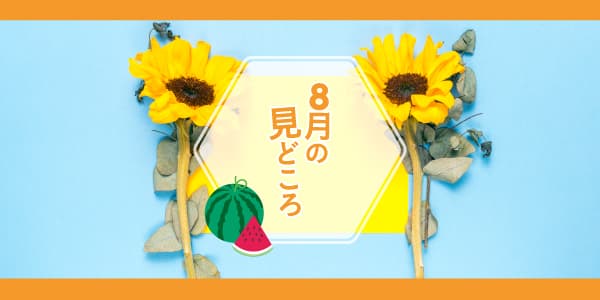 LIVEステーション／8月の見どころ🌞✨